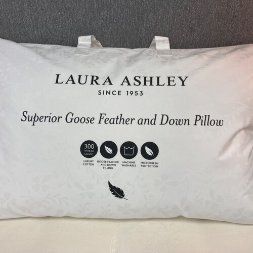 Laura Ashely Superior Goose Feather and Down Pillow