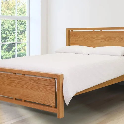 Modena Oak floor standing headboard